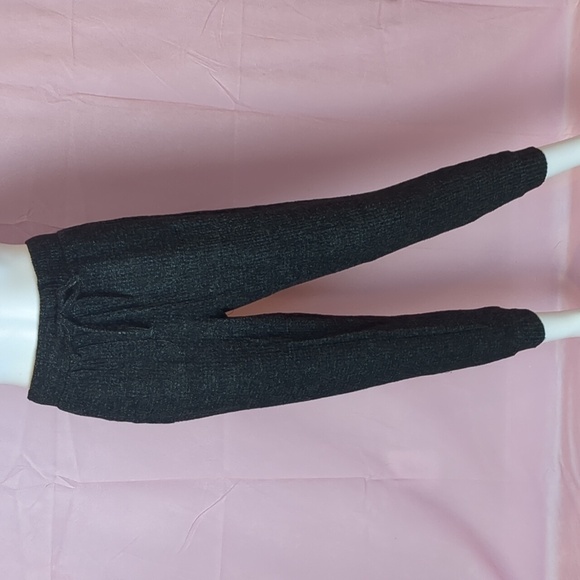awhile Stitch Fix Dark Gray Black Kaela Waffle Knit Lounge Pants size Small - Picture 1 of 9